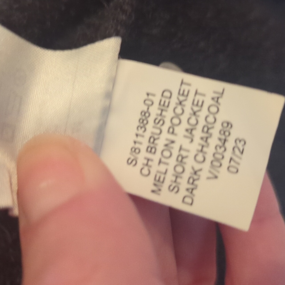 Banana Republic Melton Pocket Dark Gray Jacket - Picture 7 of 7